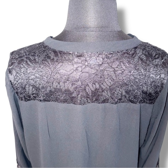 CITY CHIC Mysterious Lace Top - Black Plus 20 (L) - Picture 8 of 16